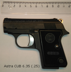 The Astra «Cub» pistol (model 2000) caliber 6.35 mm (.25)